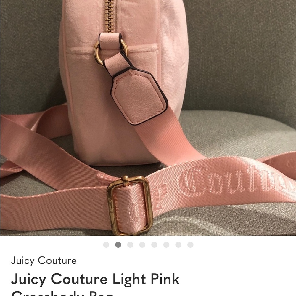 Juicy Couture New, Soft, Blush Pink Crossbody Bag - Picture 6 of 7
